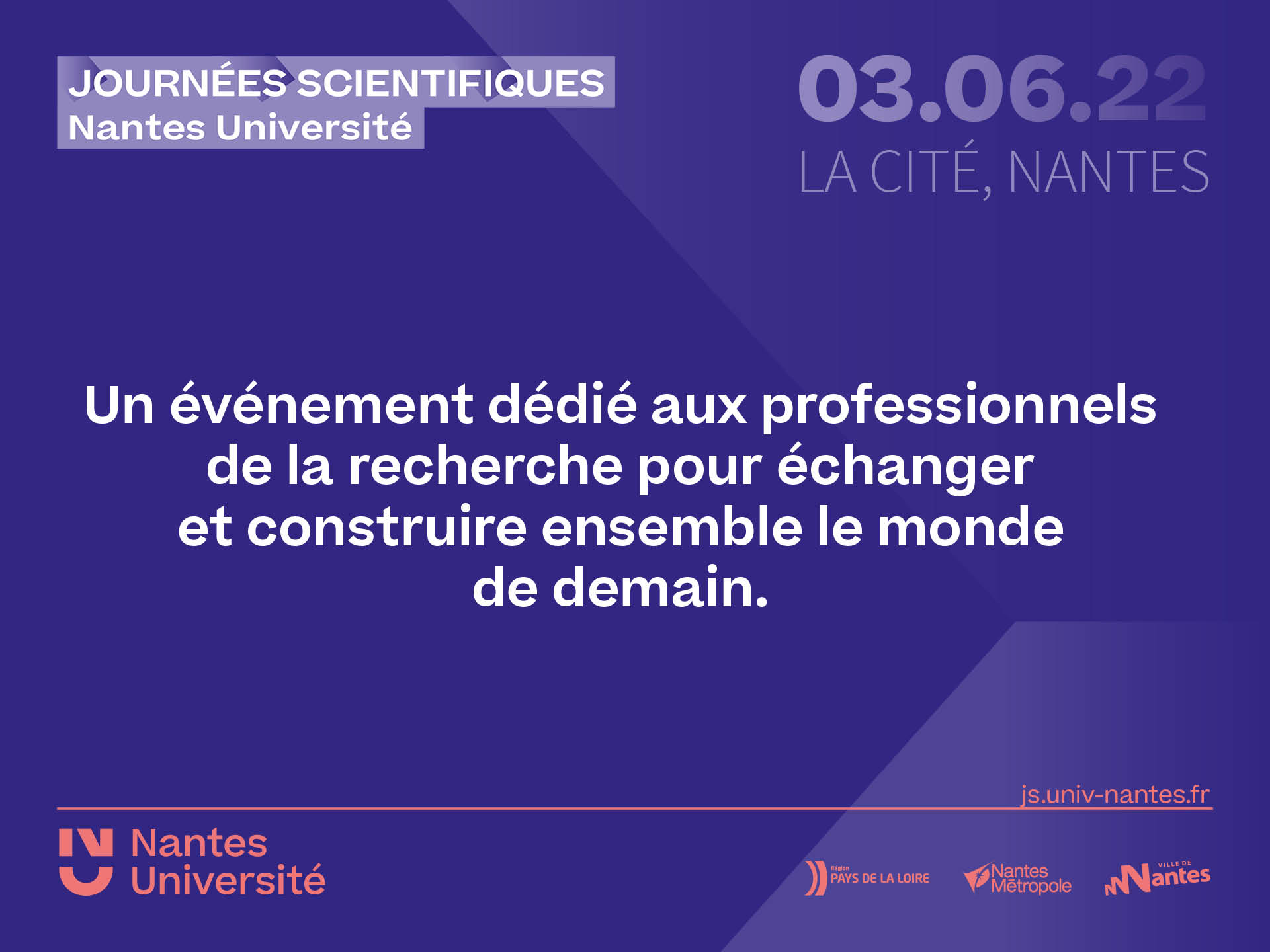 Spotlight on Stem Cells - Journées Scientifiques - Nantes Université